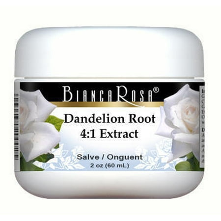 Bianca Rosa Extra Strength Dandelion Root 4:1 Extract - Hand and Body Salve Ointment  (2 oz  3-Pack  Zin: 514176)