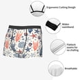 thumbnail image 3 of Honeii Starfish Shell Men's Underwear Boxer Briefs Pack, ComfortSoft Boxer Brief for Men, Moisture-Wicking Breathable-Small, 3 of 5