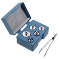 thumbnail image 2 of 5Pcs Set 100g Grams Precision Calibration Weight Test Measure for Digital Scales, 2 of 5