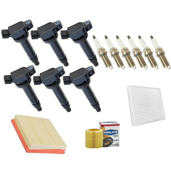 Ignition Coil & Platinum Spark Plugs Tune Up Kit For 2010-2015 Lexus RX450H 3.5L