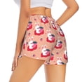 thumbnail image 3 of Disketp Bunny And Strawberry Print Women's Shorts Workout Shorts for Athletic Gym Running Shorts with Phone Pockets Small, 3 of 8