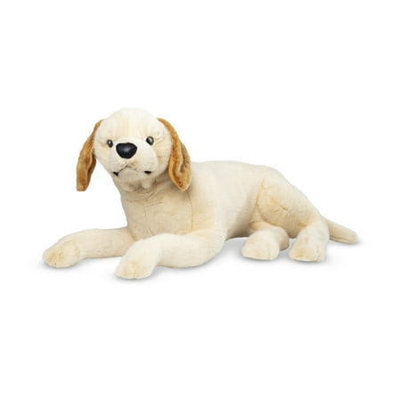 Melissa & Doug 24" Lifelike Yellow Lab Puppy Plush Toy