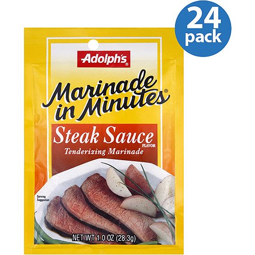 Adolph's Marinade in Minutes Steak Sauce Tenderizing Marinade, 1 oz
