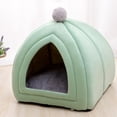 thumbnail image 5 of Camas para Gatos, Casa para Gatos Interior, Cama para Mascotas,Verde Zulema Cama para gatos, 5 of 5