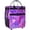 Glitter Purple, variant on Reusable Grocery Bag On Wheels (Medium, Glitter Pink), Shopping Trolley, Rolling Tote with 8 Pockets and Zipper Cover, Foldable, Heavy Duty Handles, Carries Up to 66 LBS