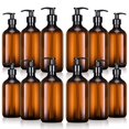 thumbnail image 1 of Botellas dispensadoras de jabón Tessco for you Amber, 500 ml (paquete de 12), 1 of 7