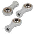 thumbnail image 1 of Unique Bargains M8 Female Thread 45# Steel Swivel Ball Joint Rod End Bearing 3pcs, 1 of 3