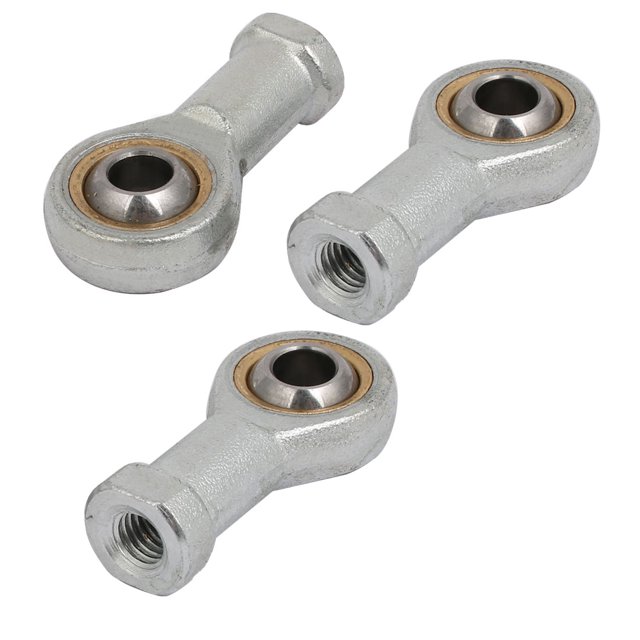 Unique Bargains M8 Female Thread 45# Steel Swivel Ball Joint Rod End Bearing 3pcs