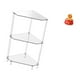 thumbnail image 5 of Mesa auxiliar de esquina moderna con estantes de niveles y figura de bolsa de dinero para cocina, baño, sala de estar, dormitorio, regalo de inau, 5 of 8