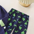thumbnail image 5 of TOWED22 Toddler Baby Boy Outfits Cotton Graphic Print Long Sleeve Sweatshirt Tops Tee Elastic Joggers Pants 2pcs Fall Winter Clothes Clothing(Green,3-6 M), 5 of 6