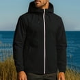 thumbnail image 2 of Men's Waterproof Rain Jacket Outdoor Raincoat Shell Jacket Breathable Jacket for Travel or Daily Wear, 2 of 5