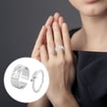 thumbnail image 3 of Anillos De Dinosaurios A Juego Anillos Abiertos Ajustables Anillo De Pareja Para Cumpleaños Aniversario De Graduación Cateissary AP006652-01, 3 of 6