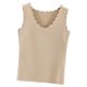thumbnail image 1 of Sonducket Ropa interior térmica para mujer, chaleco sin costuras para Otoño Invierno, hogar, escuela, capa básica, Tops cálidos, ropa Camisetas sin mangas champán, 1 of 6