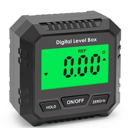 

Mini Magnetic Inclinometer Level Box Gauge Angle Meter Finder Black
