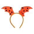 thumbnail image 1 of Diadema De Halloween Tocado de alas de murciélago antideslizante para mujer y niña, banda para el pelo para fiesta de Halloween naranja Ehuebsd Libre de BPA, 1 of 2