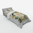thumbnail image 2 of Ambesonne Rose Bedding Set 3 Pcs, Romantic Bridal Bouquet, Twin, Pale Orange Cream Green, 2 of 2