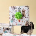 thumbnail image 4 of Dog Birthday Wrapping Paper Roll - 17 Inches X 33 Feet - Cute Puppy with Hats, Balloons & Gifts Design Gift Wrap Paper for Boys Girls Dog Lovers Baby Shower Holiday Pet Party, 4 of 4