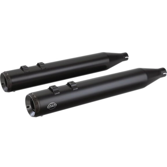 S&S Cycle 550-0690 Grand National Slip-On Muffler - 4in. - Black