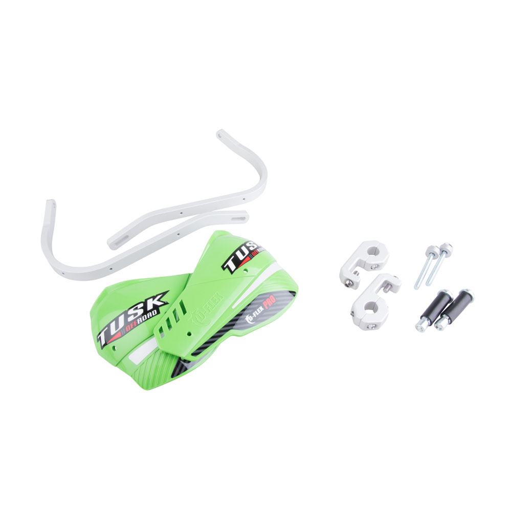 Tusk DFlex Pro Adventure Handguards Green 7/8" Bars for Honda CRF300L
