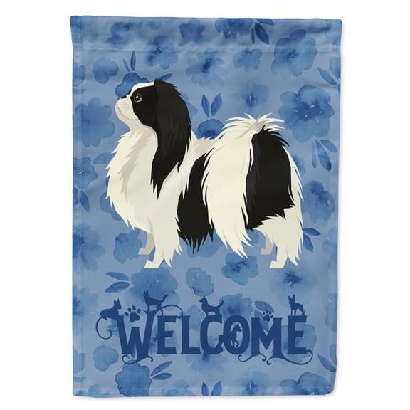 Japanese Chin Welcome Garden Flag