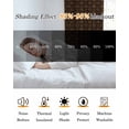 thumbnail image 4 of Dark Brown Rattan Blackout Curtains for Bedroom - 84 Inch Long Light Blocking 2 Panels Set, Vintage Abstract Wicker Texture Thermal Insulated Living Room Drapes Grommet Window Curtains 52"x84", 4 of 8