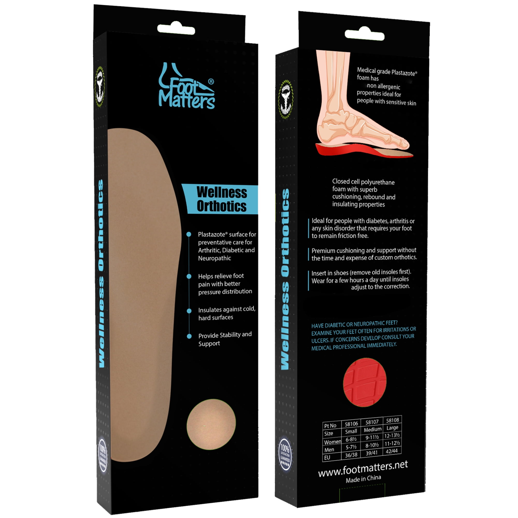 Diabetic plastazote shop insoles