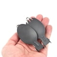 thumbnail image 3 of Mistaha Aluminum Foldable Salad Spoon and Fork Set for Outdoor Activities, 3 of 6