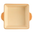 thumbnail image 4 of Spice by Tia Mowry Goji Blossom Square Hand-Painted Ceramic Bakeware, 4 of 5