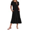 thumbnail image 1 of Vestido Zeagoo, vestidos de verano de manga corta A Line para mujer, 1 of 6