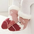 thumbnail image 2 of WEAIXIMIUNG Mens Socks Size 10-13 Black Rends Baby Slipper Socks Christmas Toddler Fuzzy Socks Warm Non Winter Socks, 2 of 4