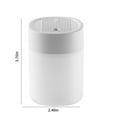 thumbnail image 3 of HLONK Portable Mini USB Humidifier with Light  200 ML Quiet Cool Mist Humidifier For Bedroom And Office  Plants  Easy To Clean  Home Supplies, 3 of 7