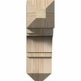 thumbnail image 2 of Ekena Millwork 5 1/2"W x 18"D x 18"H Merced Craftsman Smooth Bracket, Douglas Fir, 2 of 13