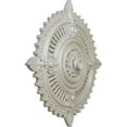 thumbnail image 3 of 29 1/8"OD x 1 1/4"ID x 4"P Haylynn Ceiling Medallion (Fits Canopies up to 1 1/4"), Hand-Painted Flash Blue, 3 of 7