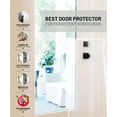 thumbnail image 2 of CLAWGUARD Heavy Duty Door Scratch Shield for Dogs & Cats, Clear Door Protector from Dog Scratching, Wall & Furniture Scratch Guard, Over-the-Knob Install, 20 x 44 in, 2 of 8