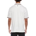 thumbnail image 2 of Ashworth mens  The Original Innovation Interlock Polo Shirt, XL, White, 2 of 3