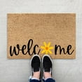 thumbnail image 2 of Welcome Mat Tyeign 1Pcs Summer Floor Mats Holiday Mats Welcome Door Mats Polyester Door Mat Beach Non Slip Floor Mat Flower Doormat 1Pcs Welcome Matt Outdoor Door Mat Front Door Mat Outdoor Rug, 2 of 4