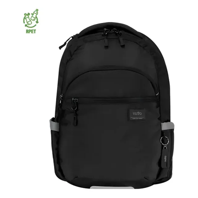 TOTTO Mochila Ergonómica Grande Porta Laptop 15.4 Repelente a Líquidos | Escuela - Oficina - Viaje | 32 L INDO