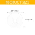 thumbnail image 2 of HEANUJJ 100Set Round Peg Hook Discs for Peg Board Hooks Retainers and Retail Display, 2 of 8