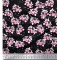 thumbnail image 1 of Soimoi Cotton Duck Fabric Peony Floral Printed Fabric 1 Yard 42 Inch Wide, 1 of 1