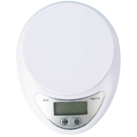 

1g/5kg Food Scale Digital Kitchen Grams and Ounces for Weight Loss Baking Cooking Diet
