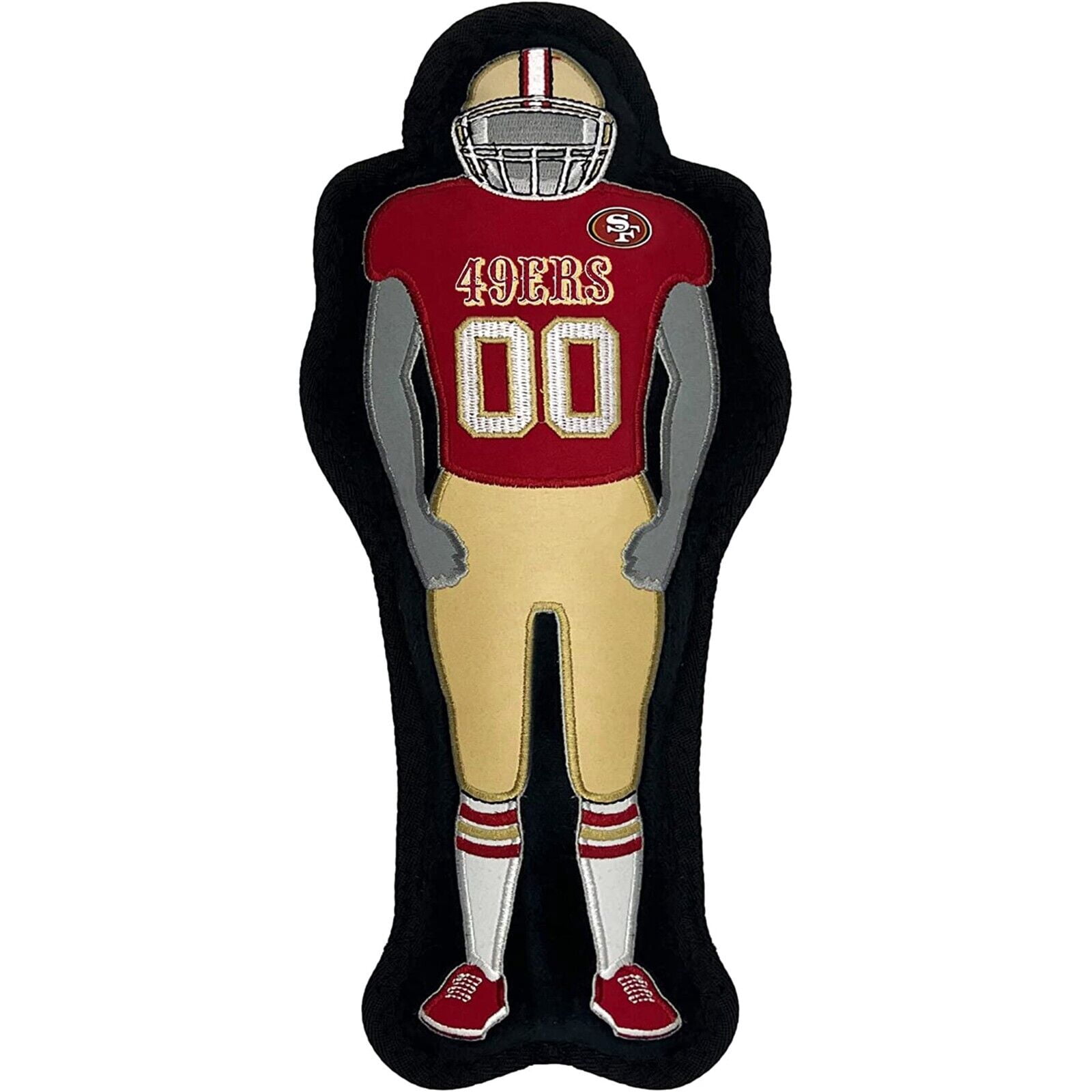 NFL San Francisco 49ers Athletes Player Pet Dog Toy Premium Quality with Built-in Squeaker Chew Toy