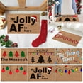 thumbnail image 3 of Tainini Christmas Snowman Trees Entrance Door Polyester Mat, Non-Slip Rugs for Home,Bathroom,Kitchen,Indoor - 15.7x23.6in, 3 of 3