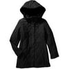 Women's Plus-Size Quilted Hooded Coat