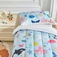 thumbnail image 5 of Juego de Ropa de Cama para Niños Pequeños Joyreap Tema Océano Azul en Microfibra, 5 of 7