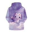 thumbnail image 6 of DISNIMO Galaxy Axolotl Hoodies for Girls Zipper Hoodie Purple Hoodie Kids 6/7 Hoodie Sweatshirts for Girls Sweatshirt Zip Up Jacket Boys Graphic Jackets for Girls Trendy Little Girl Kid Clothes, 6 of 7
