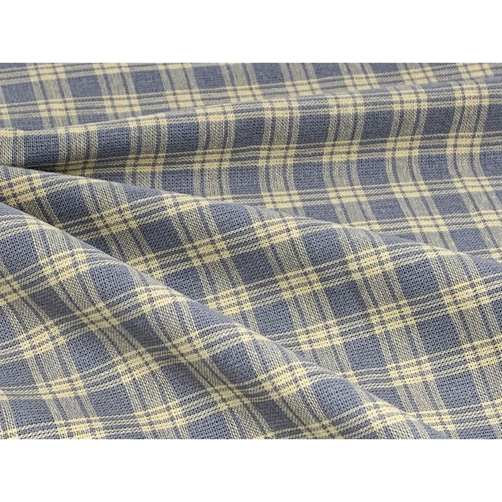 Waverly Inspirations Cotton 44" Homespun 1" Plaid Steel Color Sewing
