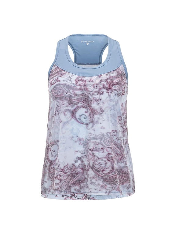 Women's Sofibella Sweet Shots Overlay Tank