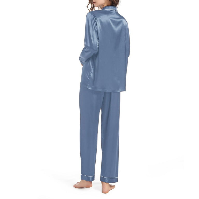 Yesqmun Silk Pajamas for Women Sleep Pants Womens Silk Like