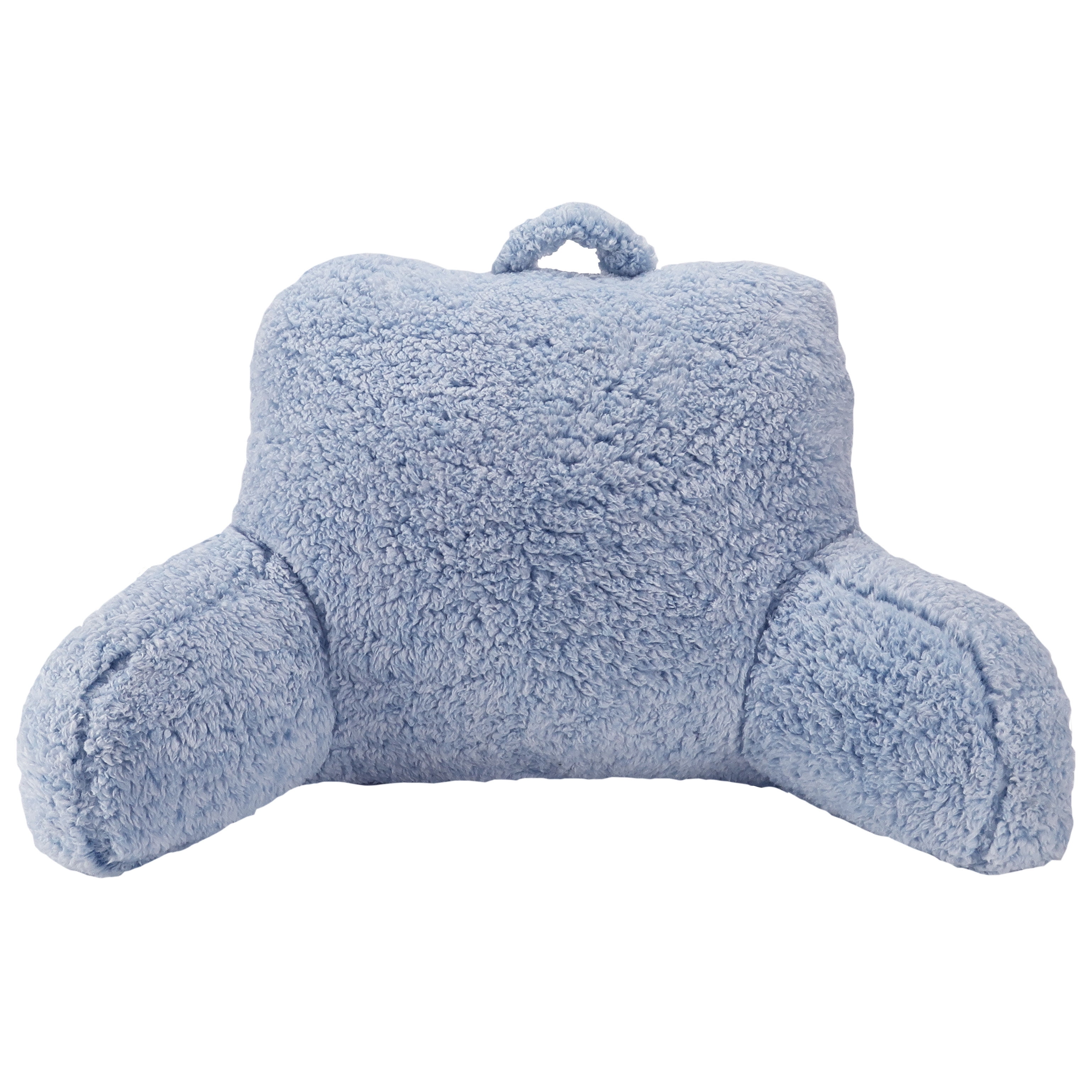 Better Homes & Gardens Sherpa Backrest Pillow with Mink Back, 22"x 20