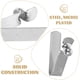 thumbnail image 4 of 10 Uds. Clips para poste, botones pulsadores, Clips a presión de resorte, Accesorios de reparación de paraguas, 4 of 6